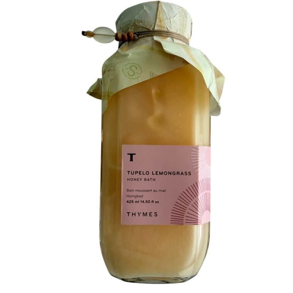 Thymes Tupelo Lemongrass Honey Bath NEW Discontinued 14.5oz Sealed RARE